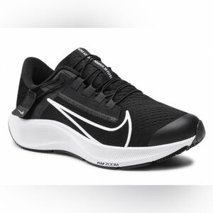 Nike Air Zoom Pegasus 38 FlyEase Black White - Size 7.5